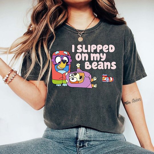 Discover I Slipped On My Beans Shirt, BlueyDad Dog Shirt, BlueyDad Bingo Shirt