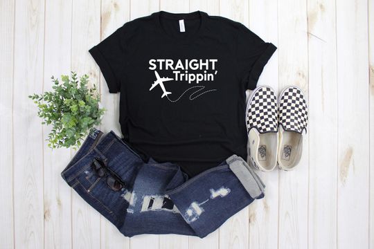 Discover Straight Trippin Outfit - Travel Holiday Apparel - Sublimation T-Shirt