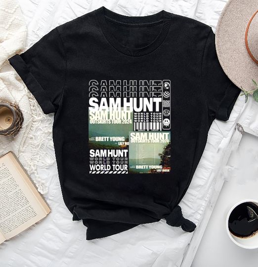 Discover Sam Hunt 2024 Tour Merchandise - Fan T-Shirt