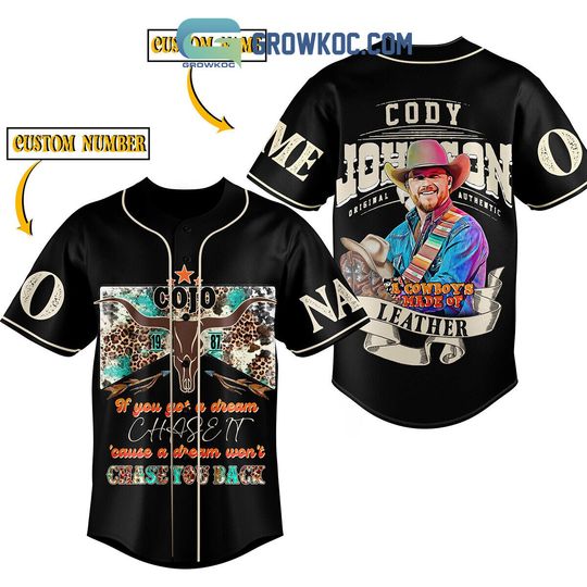 Discover Personalized Cody Johnsonn Made Of Leather Baseball Jersey