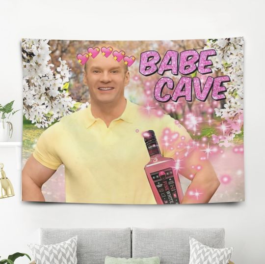Discover Babe Cave Tapestry Bob Duncan Wow Party Ready Is Funny Tapestrys