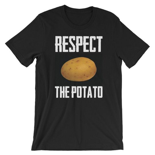 Discover Respect The Potato Funny Root Vegetable T-Shirt