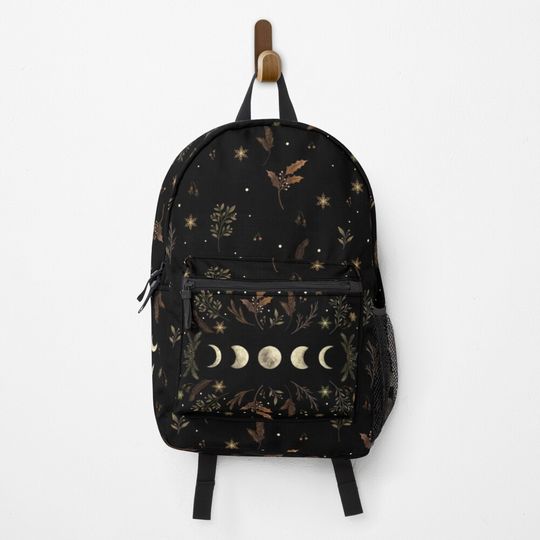 Discover Moonlit Garden-Winter Brown Backpack
