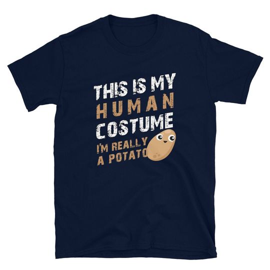 Discover This is My Human Costume I'm Really A Potato T-Shirt