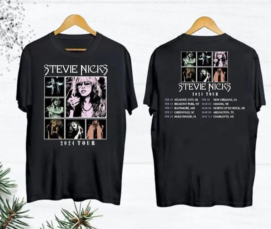Discover New Stevie Nicks 2024 Tour-Double side Shirt
