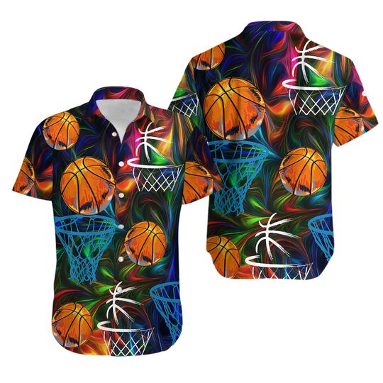 Discover Basketball Hawaiian Shirt