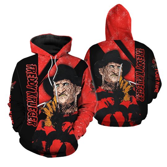 Discover Freddy Krueger Hoodie Leggings, Custom Freddy Krueger Hoodie