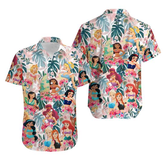 Discover Princess Tropical Hawaiian Shirt