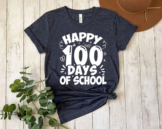 Discover Happy 100 Days of School Shirt, 100 Day Shirt
