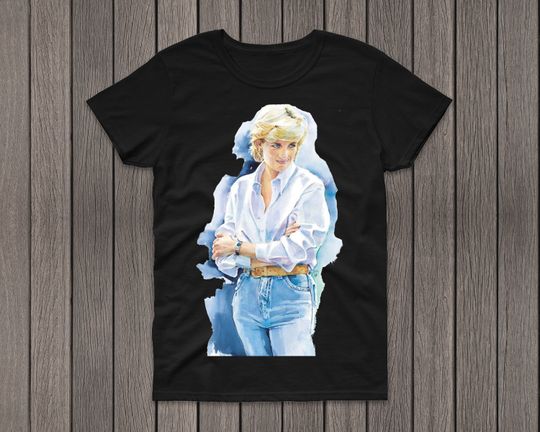 Discover Lady Diana Princess Of Wales 90s T Shirt  Funny Movie Gift