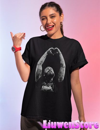 Discover Post Malone Music Rap Vintage Shirt, If Y'all Weren't Here I'd Be Crying Tour Fan Gift