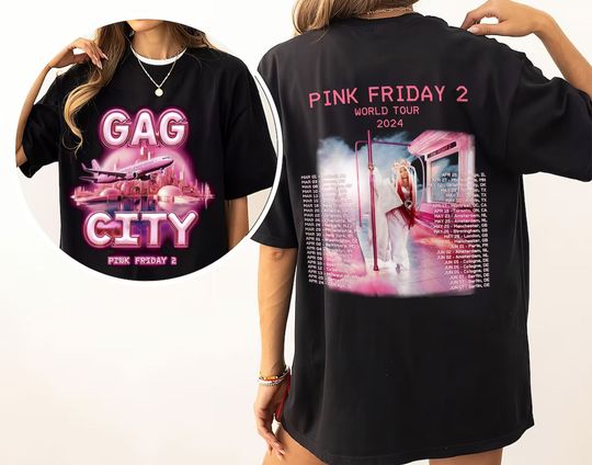 Discover Nicki Minaj Pink Friday 2 Tour Shirt, Gag City Shirt