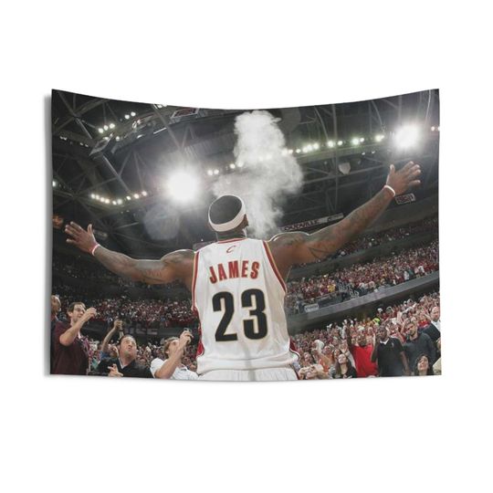 Discover King James LeBron James Tapestry, Basketball Goat Home Decor