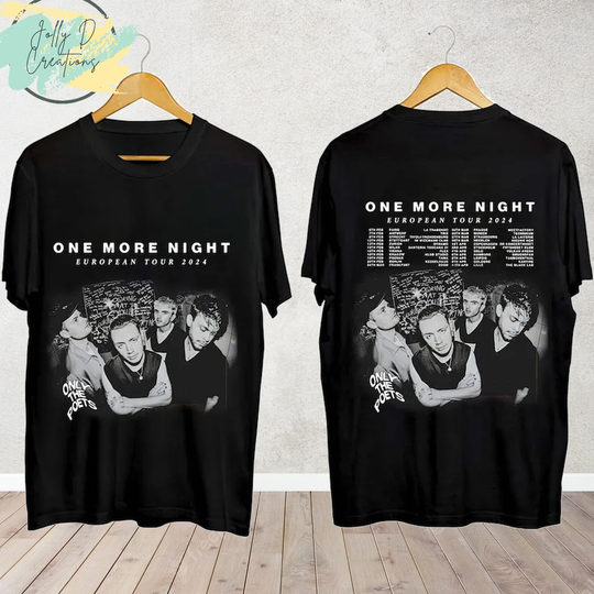 Discover Only The Poets EU 2024 Tour Shirt, Only The Poets Band Fan Shirt