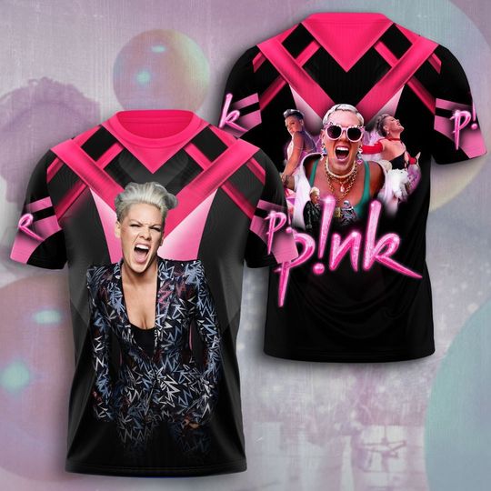 Discover Pink Singer 3D T-Shirt