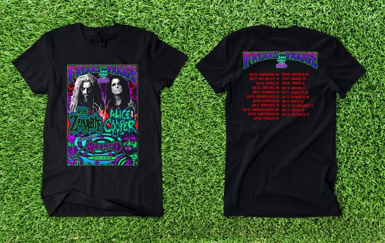 Discover Freaks On Parade 2024 Rob Zombie Alice Cooper Shirt