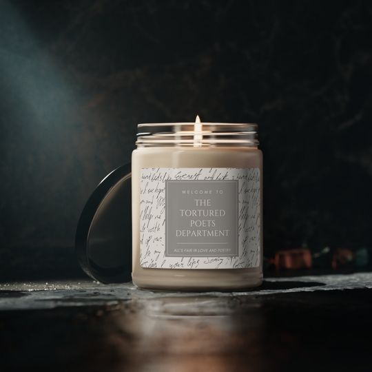 Discover The Tortured Poets Department Welcome To Scented Candle