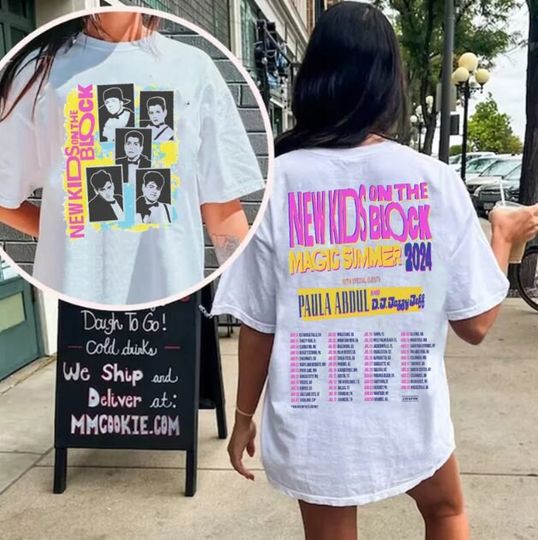 Discover NK on The Block The Magic Summer Tour 2024 T-Shirt, NK on The Block Band