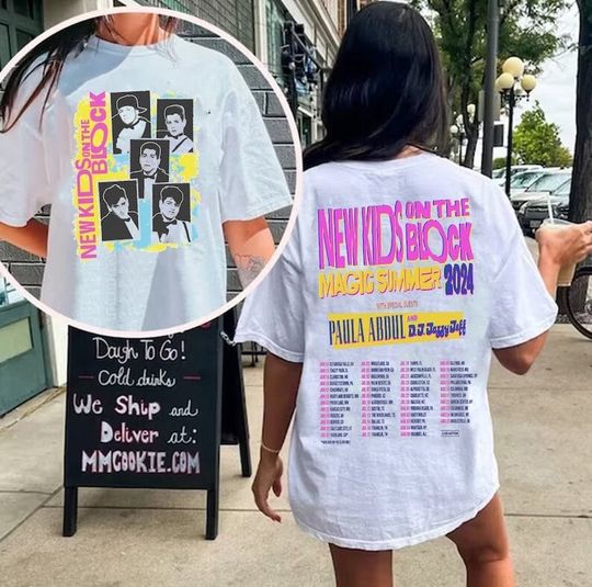Discover NK on The Block The Magic Summer Tour 2024 Shirt, NK on The Block Band