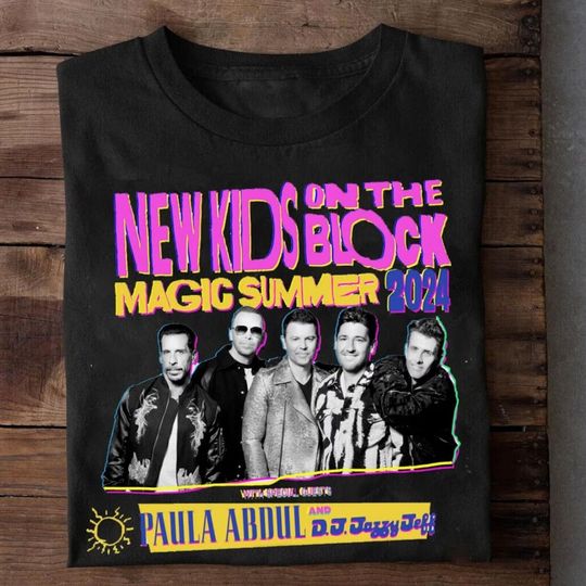 Discover NK on The Block The Magic Summer Tour 2024 T-Shirt