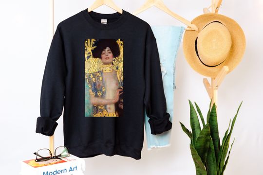 Discover Gustav Klimt Sweatshirt Art Teacher Gift, Aesthetic Painting Sweater