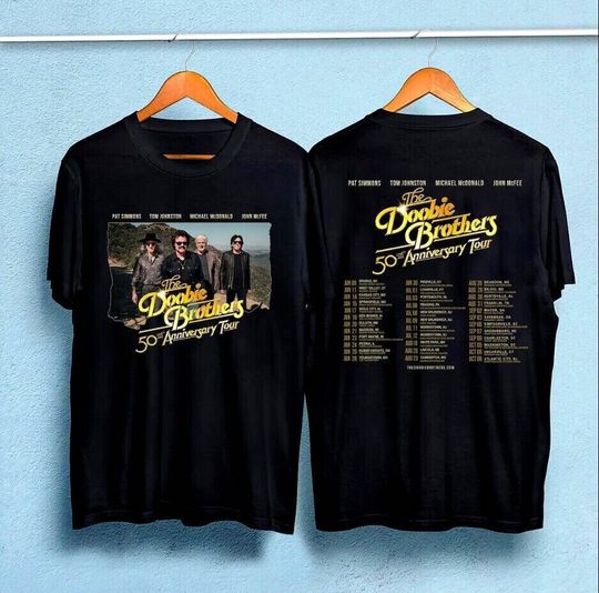 Discover The Doobie Brothers World Tour 50th Anniversary T-Shirt