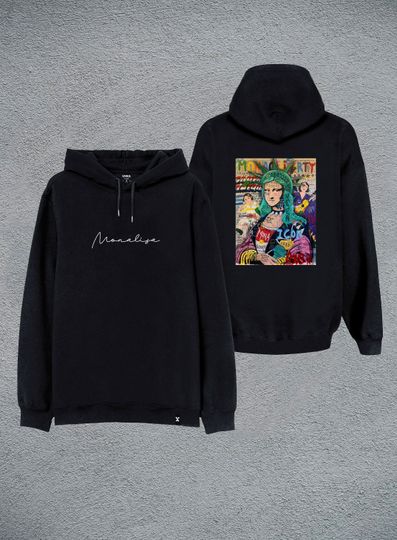 Discover Fanart Mona Lisa Leonardo Da Vinci Art Double Side Printed Unisex Hoodie