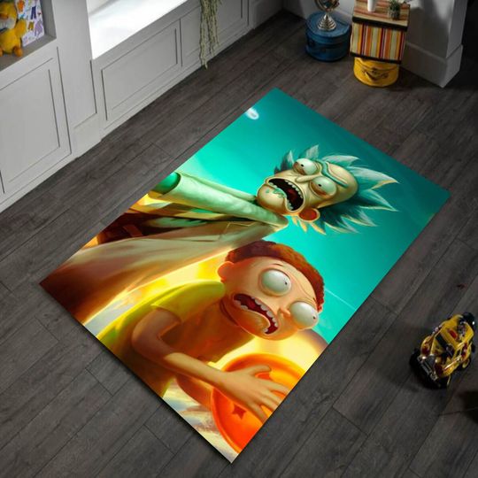 Discover Rick and Rickandmorty Rug, Rick and Rickandmorty Home Decor