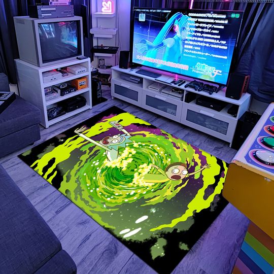 Discover Rick and Rickandmorty Rug, Rick and Rickandmorty Home Decor