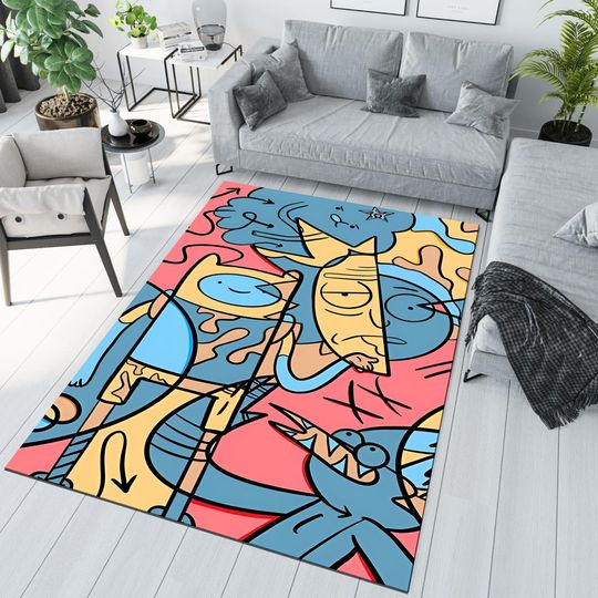 Discover Rick and Rickandmorty Rug, Rick and Rickandmorty Home Decor