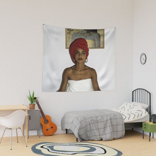 Discover Relax sade pose Tapestry