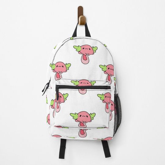 Discover Happy Axolotl Cute Salamander  Backpack