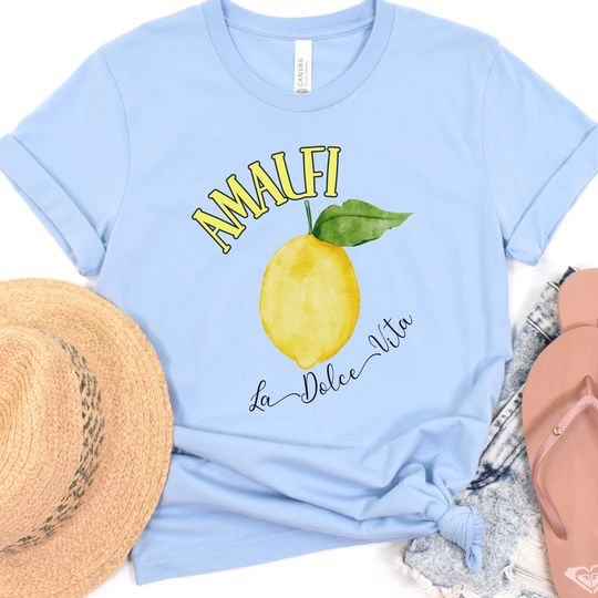 Discover La Dolce Vita Shirt, Amalfi Coast Shirt, Italy Tshirt, Amalfi Lemons, Summer Lemons TShirt