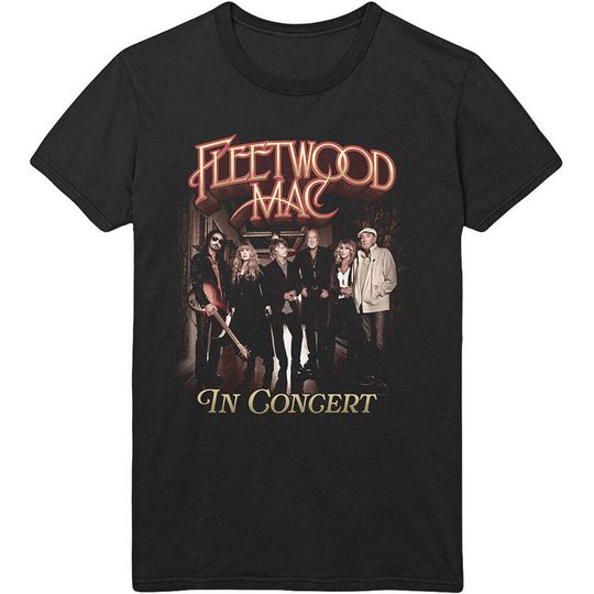 Discover Fleetwood Mac In Concert  Tee T-Shirt Mens Unisex