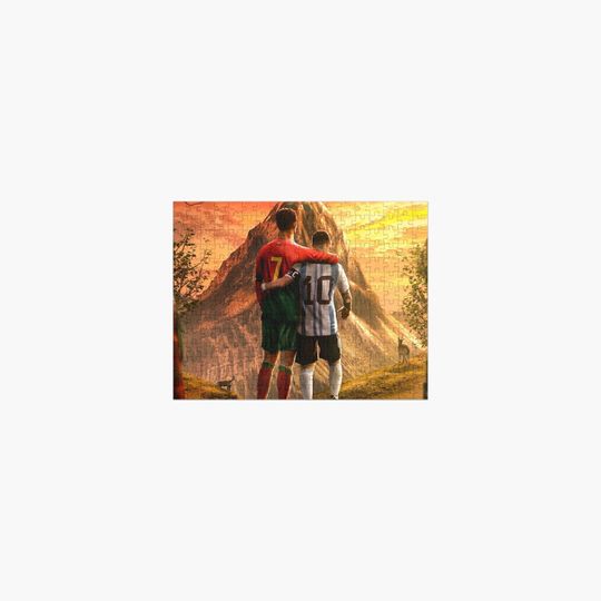 Discover Cristiano Ronaldo And Lionel Messi Jigsaw Puzzle, Soccer Goat Jigsaw Puzzle