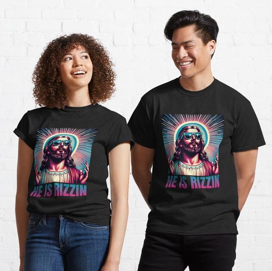 Discover Jesus is Rizzin - Cool Jesus He is Risen  Classic T-Shirt