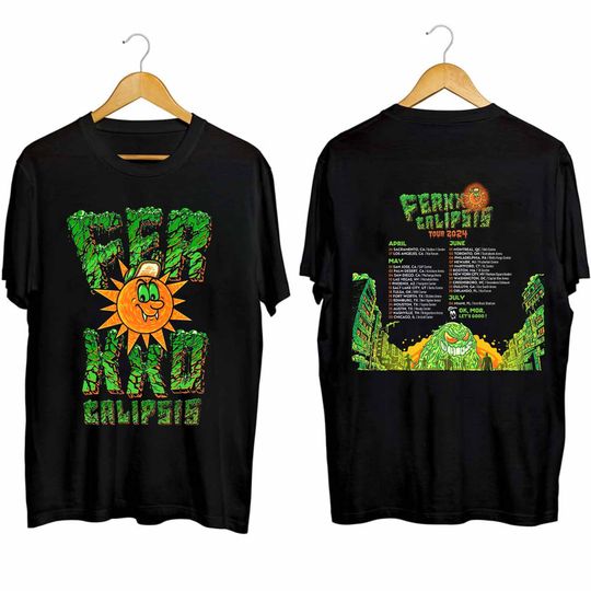 Discover Ferxxocalipsis World Tour 2024 Shirt, Feid Ferxxo 2024