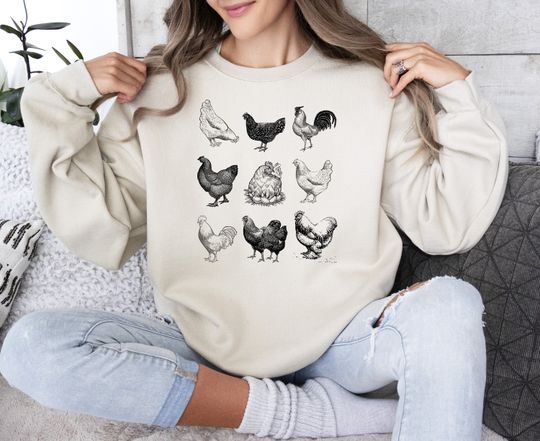 Discover Chicken Sweatshirt, Thanksgiving Hoodie, Chicken Hoodie