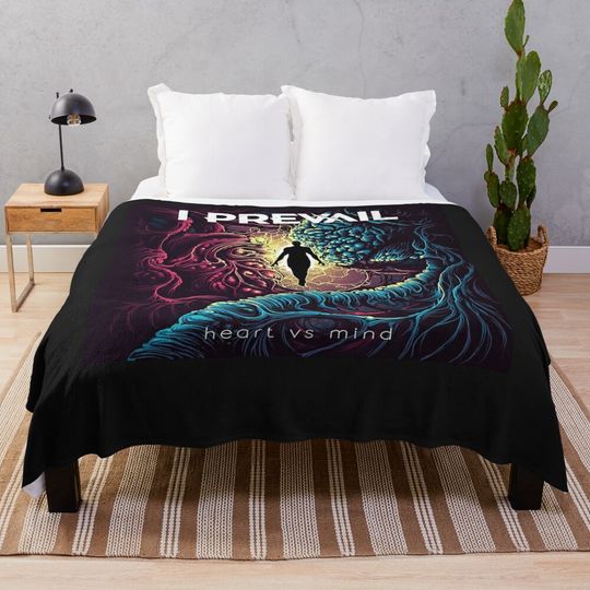 Discover I prevail heart vs mind Throw Blanket