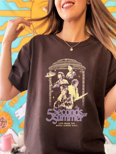 Discover 5 Seconds Of Summer Music Shirt, 5SOS Sunnies tee, Vintage The Show Tour Shirt