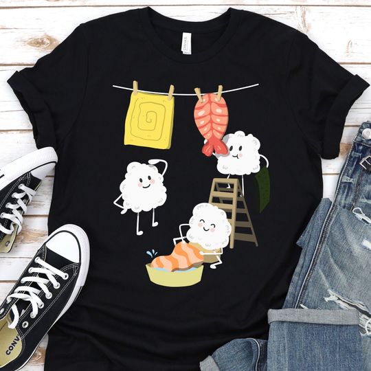 Discover Sushi Laundry, Funny Sushi Shirt, Japanese Food Lover Shirt