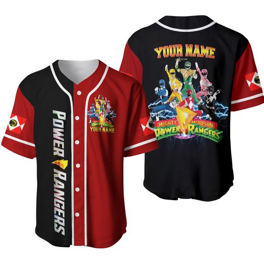 Discover Power Ranger Baseball Jersey