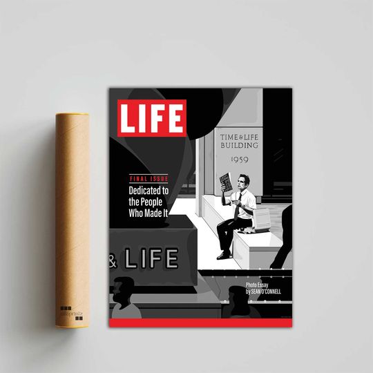 Discover Life Magazine Walter Mitty Premium Matte Vertical Poster