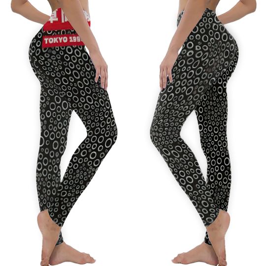 Discover Yayoi Kusama Dark Circle Leggings