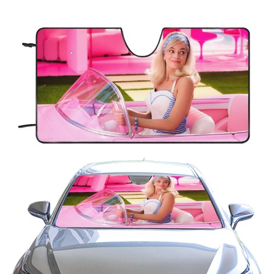 Discover Barbie Movie 2023 Car Sun Shade