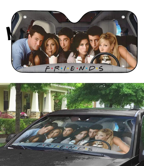 Discover F.R.I.E.N.D.S Characters Car Sun Shade