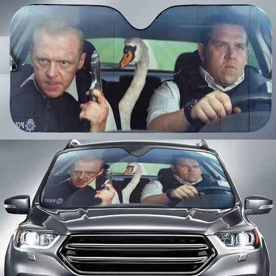 Discover Hot Fuzz Movies Car Sun Shade