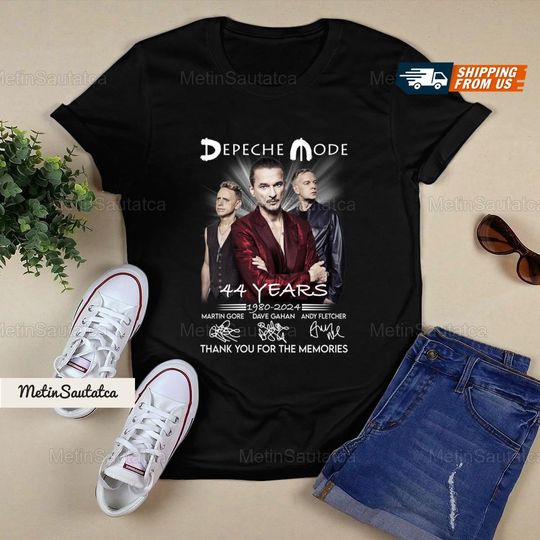 Discover Depeche Mode 44 Years Anniversary T-Shirt