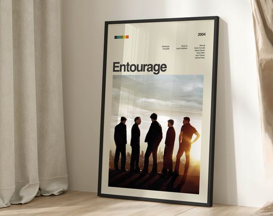 Discover Entourage Poster Print, Tv Show Poster