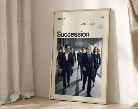Discover Succession Poster Print, Tv Show Poster